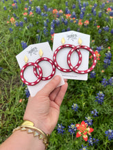 Load image into Gallery viewer, Red Honky Tonk Earrings *Limited Edition*
