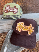Load image into Gallery viewer, Howdy Tooled Leather Truckers

