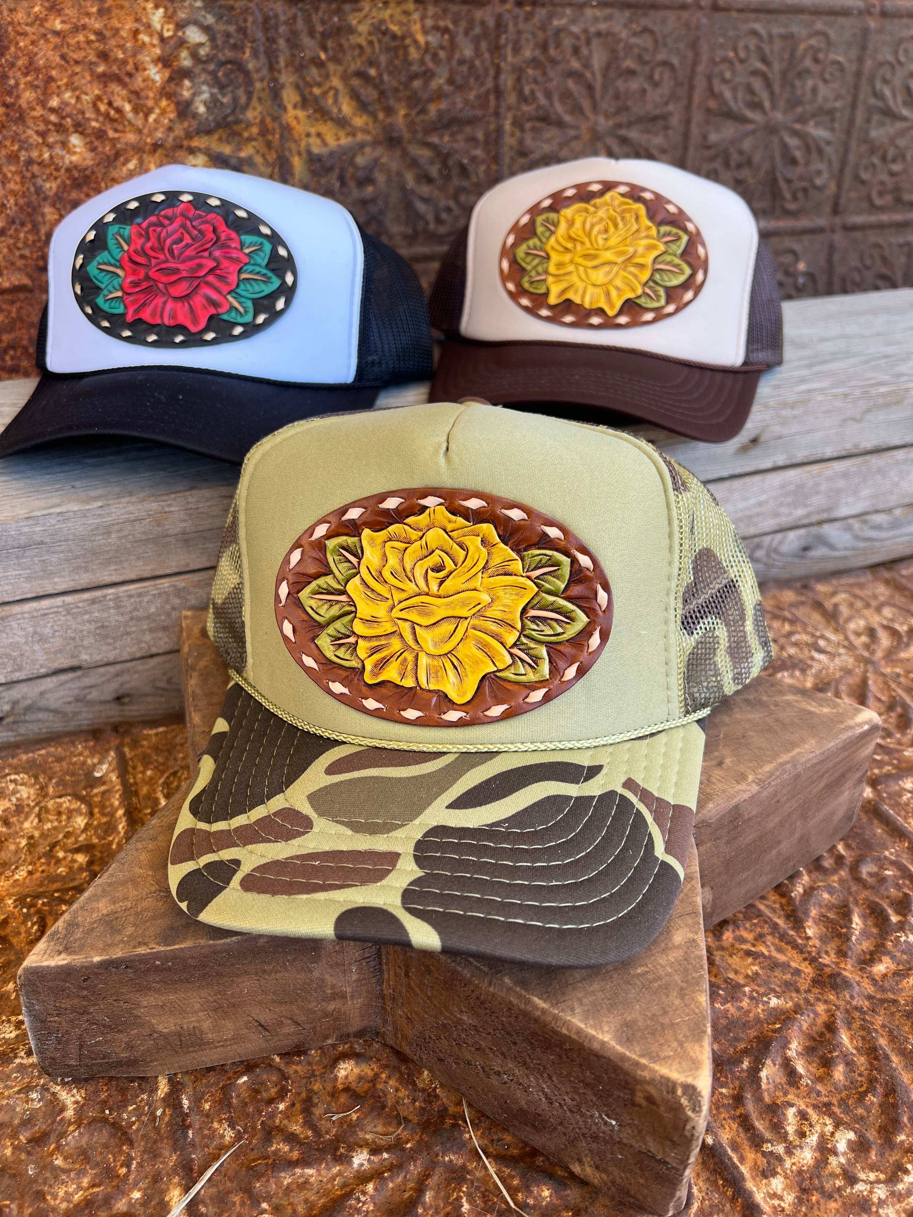 Texas Rose Trucker – Allred Leather Company
