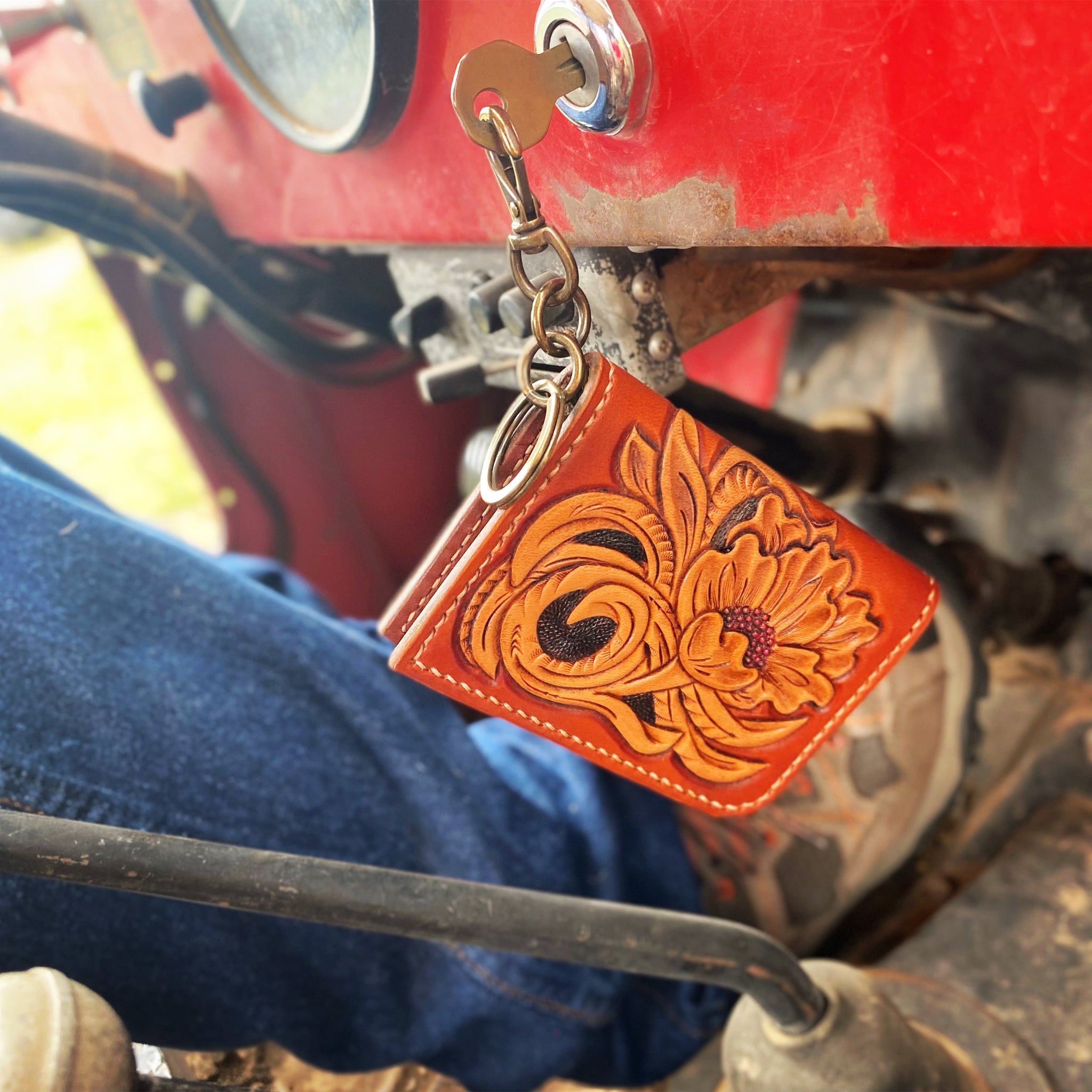 Keychain Wallet – Allred Leather Company